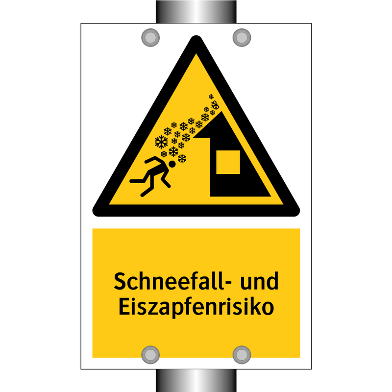 Schneefall- und Eiszapfenrisiko