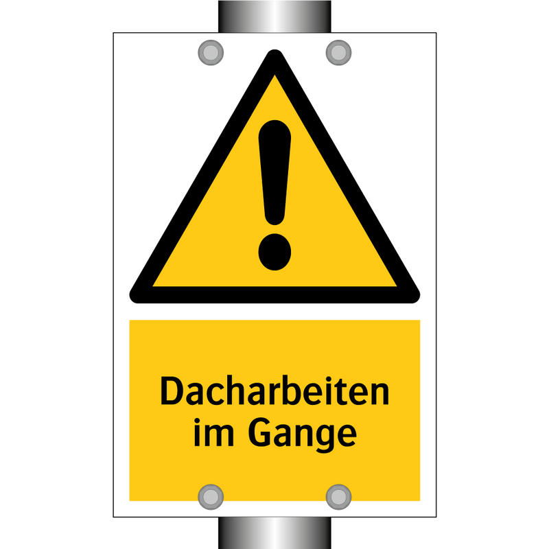 Dacharbeiten im Gange