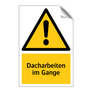 Dacharbeiten im Gange