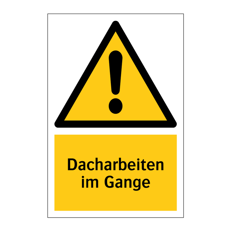 Dacharbeiten im Gange