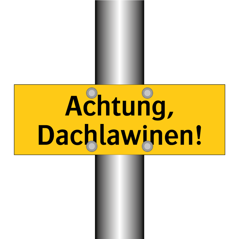 Achtung, Dachlawinen!