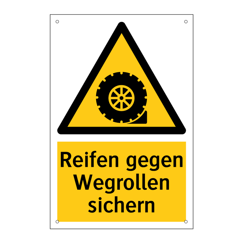 Reifen gegen Wegrollen sichern