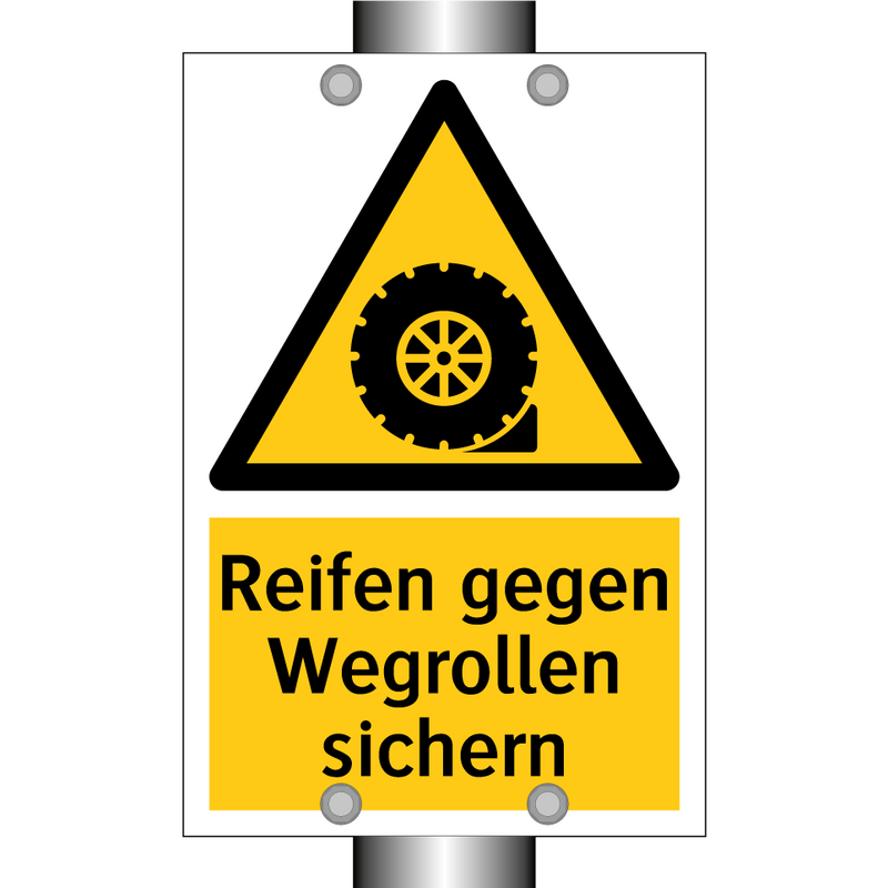 Reifen gegen Wegrollen sichern