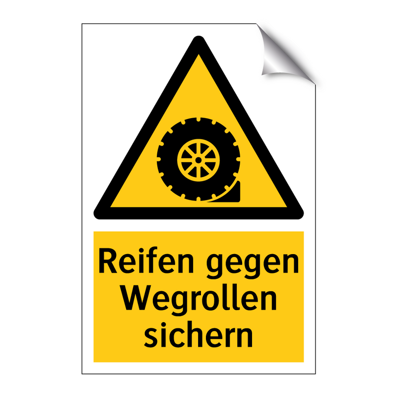 Reifen gegen Wegrollen sichern