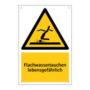Flachwassertauchen lebensgefährlich