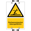 Flachwassertauchen lebensgefährlich