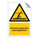 Flachwassertauchen lebensgefährlich