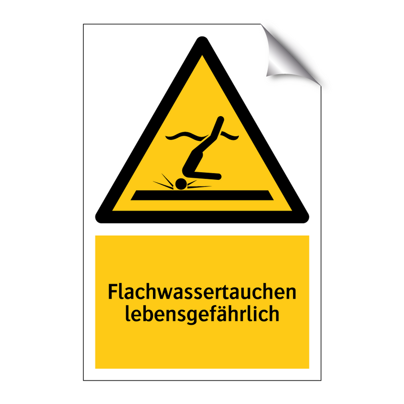 Flachwassertauchen lebensgefährlich