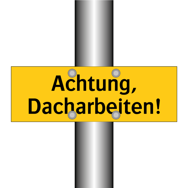 Achtung, Dacharbeiten!