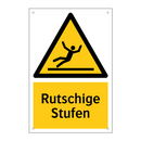 Rutschige Stufen