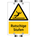 Rutschige Stufen