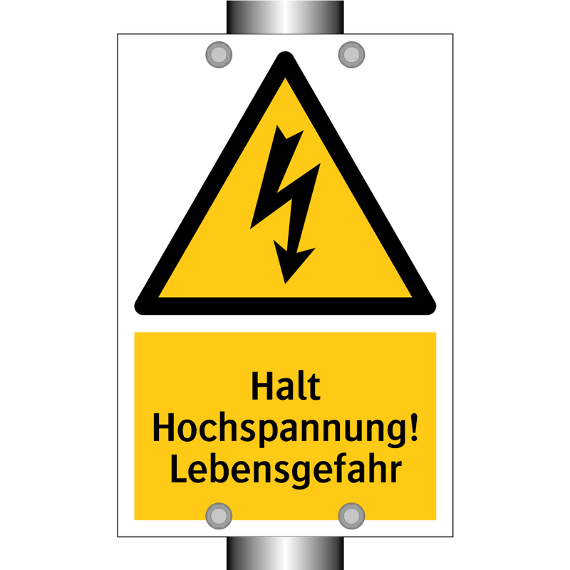 Halt Hochspannung! Lebensgefahr