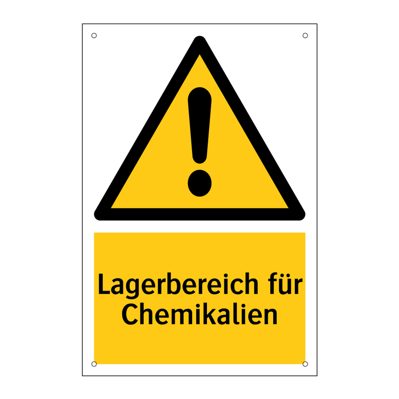 Lagerbereich für Chemikalien