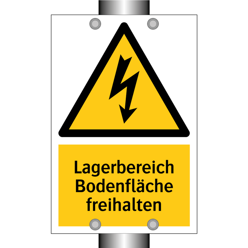 Lagerbereich Bodenfläche freihalten