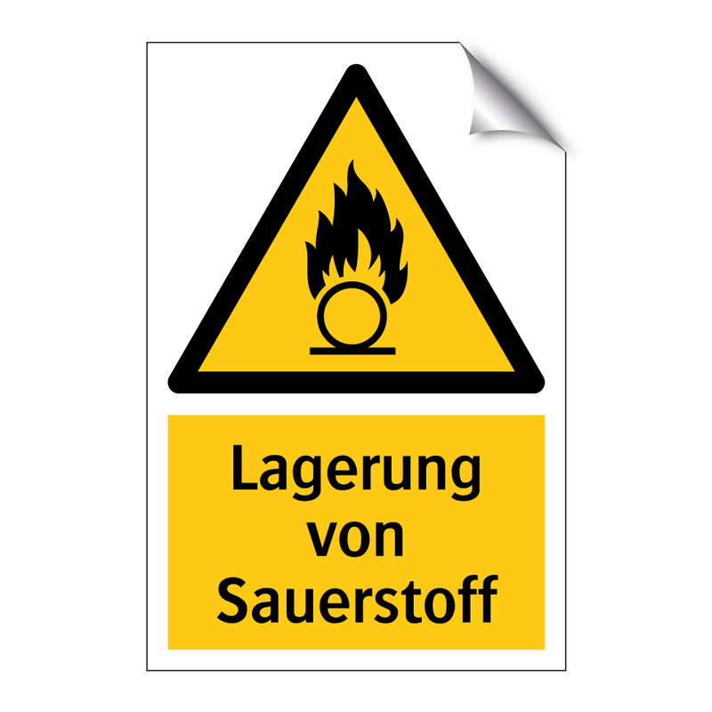 Lagerung von Sauerstoff
