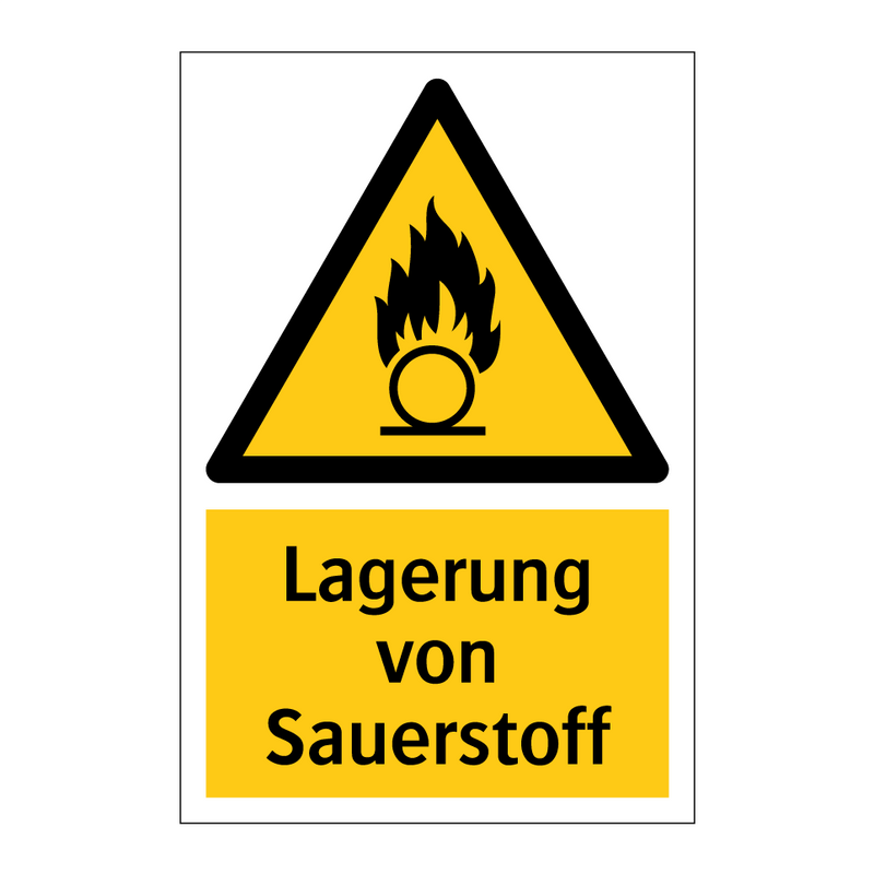 Lagerung von Sauerstoff