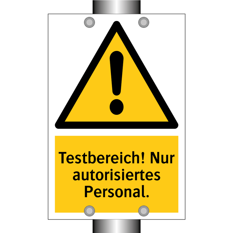 Testbereich! Nur autorisiertes Personal.