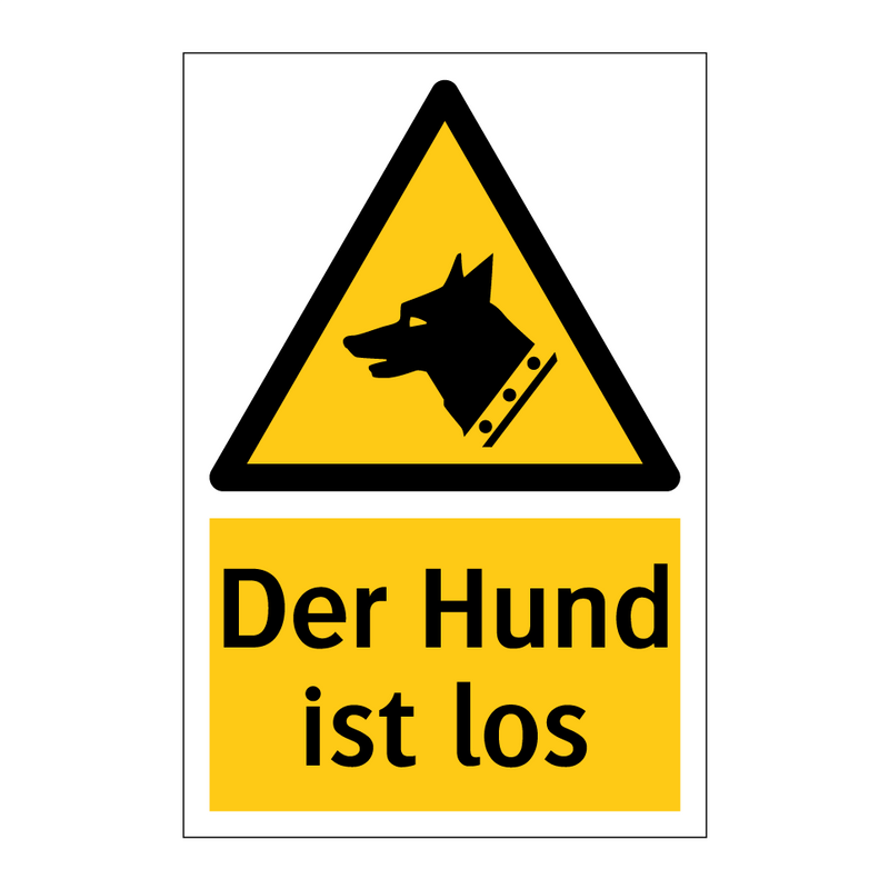 Der Hund ist los