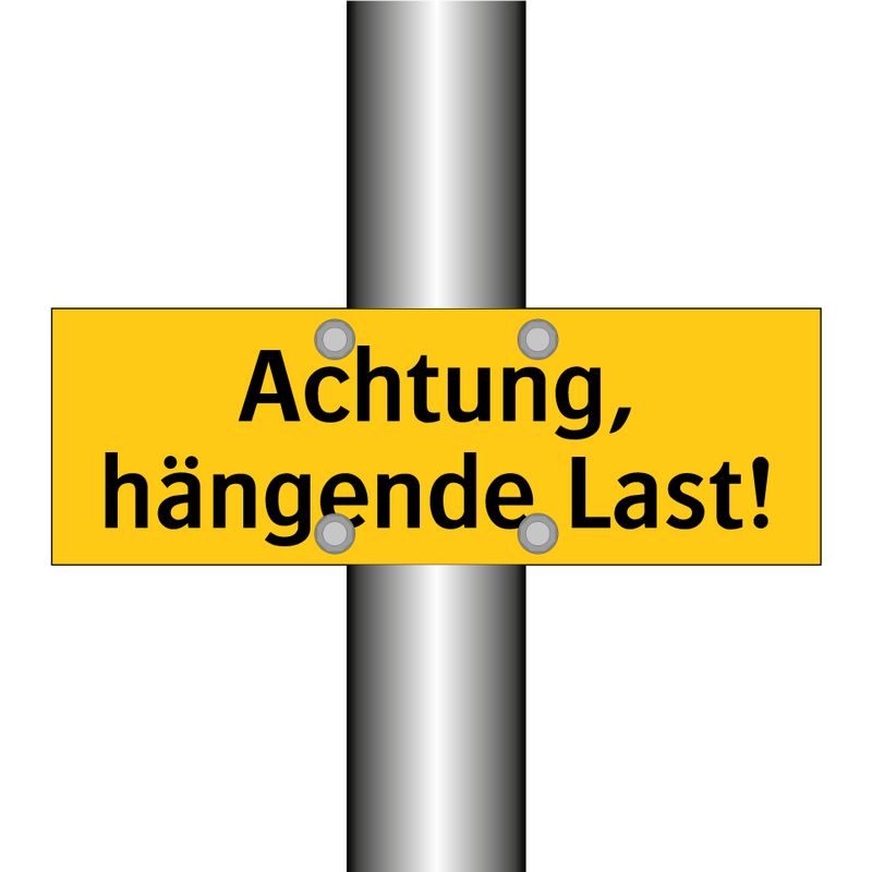 Achtung, hängende Last!