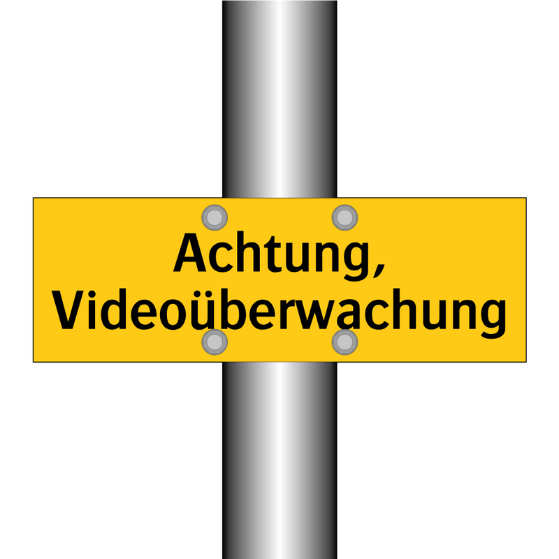 Achtung, Videoüberwachung