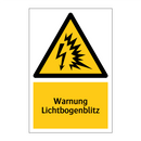 Warnung Lichtbogenblitz