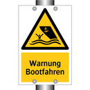 Warnung Bootfahren