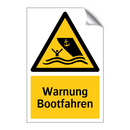Warnung Bootfahren
