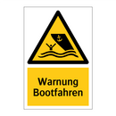 Warnung Bootfahren