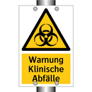 Warnung Klinische Abfälle
