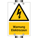 Warnung Elektrozaun