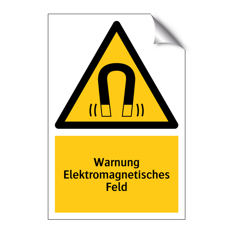 Warnung Elektromagnetisches Feld