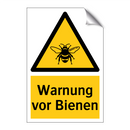 Warnung vor Bienen