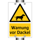 Warnung vor Dackel
