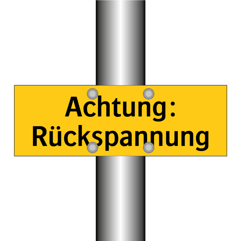 Achtung: Rückspannung