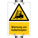Warnung vor Gabelstapler