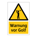 Warnung vor Golf
