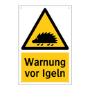 Warnung vor Igeln