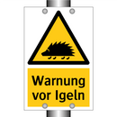 Warnung vor Igeln