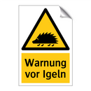Warnung vor Igeln