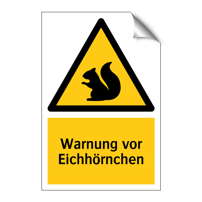 Warnung vor Eichhörnchen