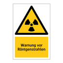 Warnung vor Röntgenstrahlen