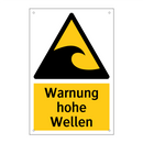 Warnung hohe Wellen