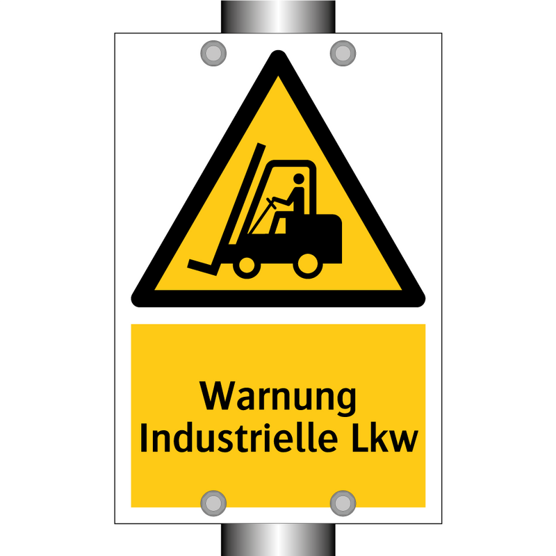 Warnung Industrielle Lkw