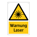 Warnung Laser