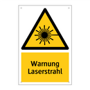 Warnung Laserstrahl