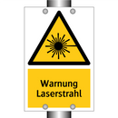 Warnung Laserstrahl