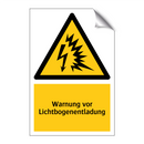 Warnung vor Lichtbogenentladung