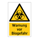 Warnung vor Biogefahr