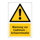 Warnung vor Cadmium - Schwermetalle
