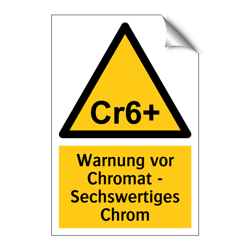 Warnung vor Chromat - Sechswertiges Chrom